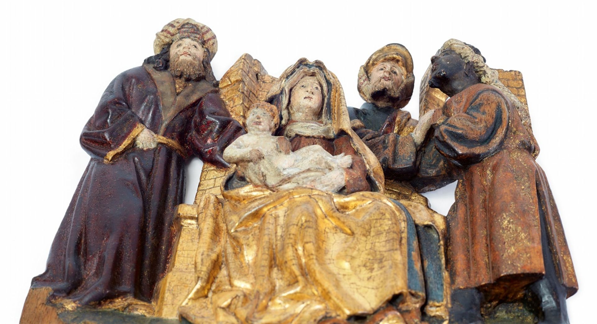 A carved wood relief with the adoration of the Magi, circle of Jan Bormans - Image 22 of 22