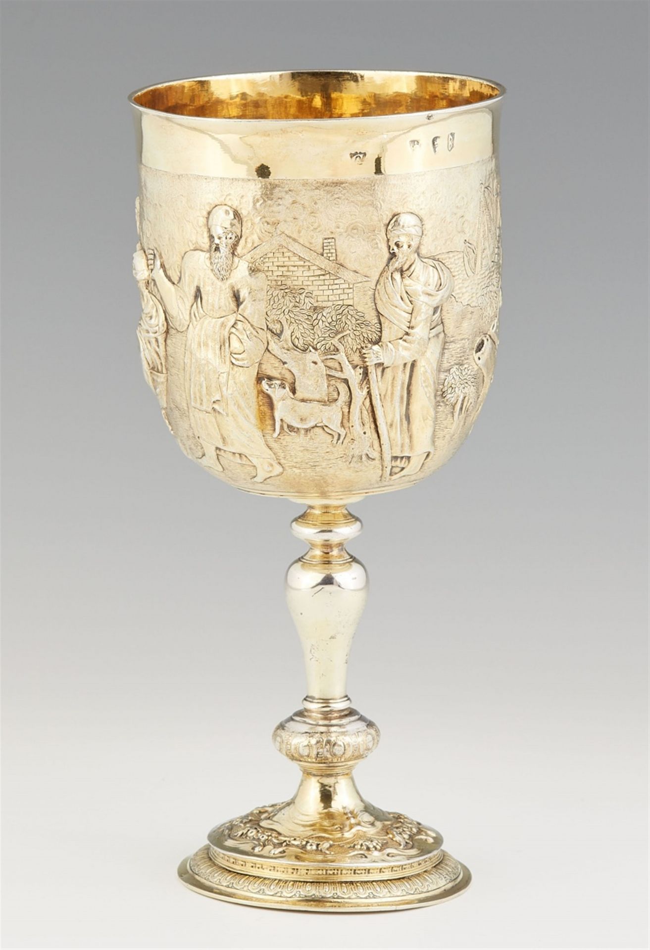 A William II silver gilt communion cup - Image 4 of 4
