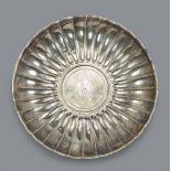 Godronierte römische Silberschale