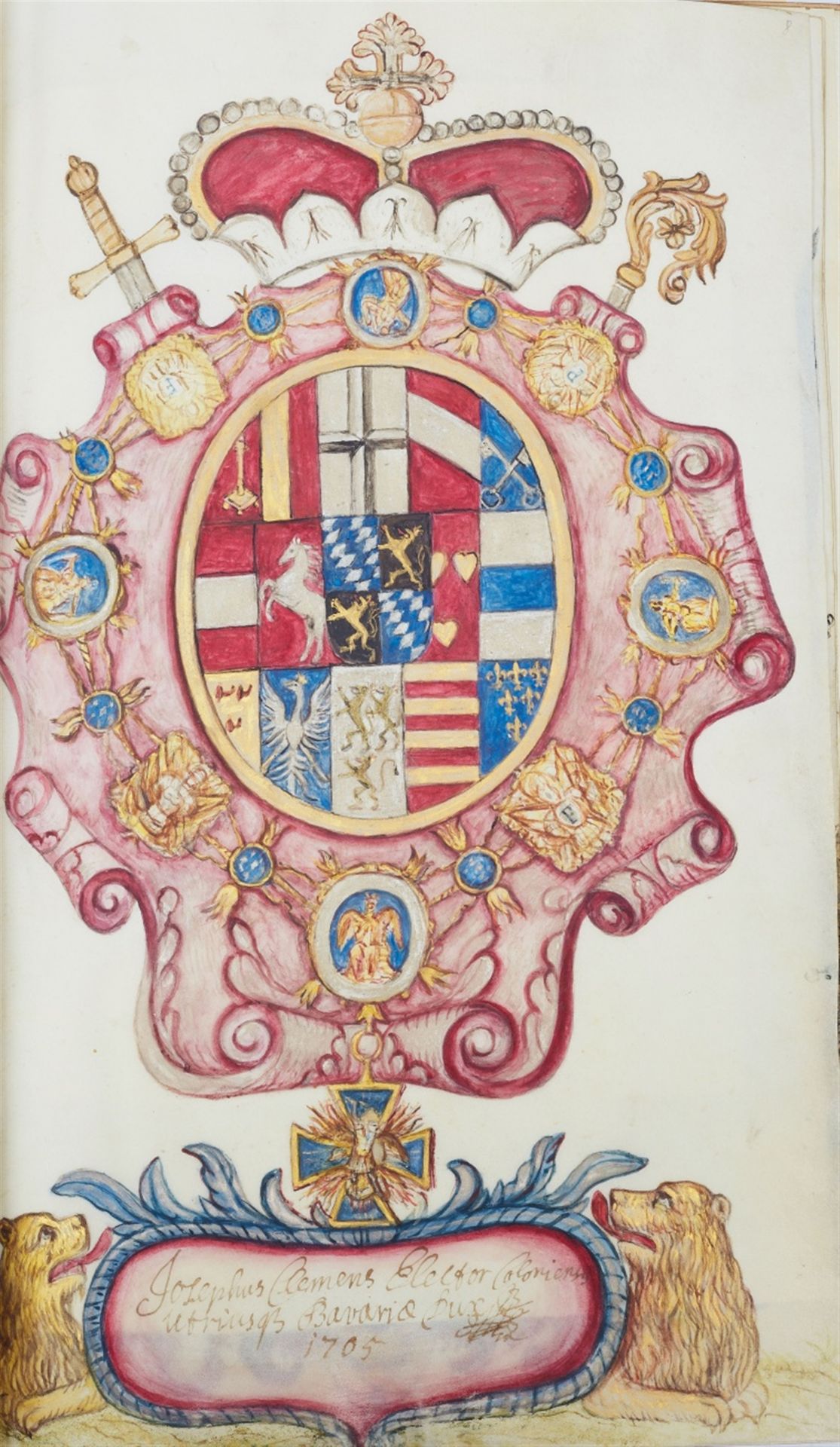 , Mitglieder- und Gästebuch der "Confrérie des Roi Mages" am Kloster Berlaymont, Brüssel. - Bild 6 aus 7