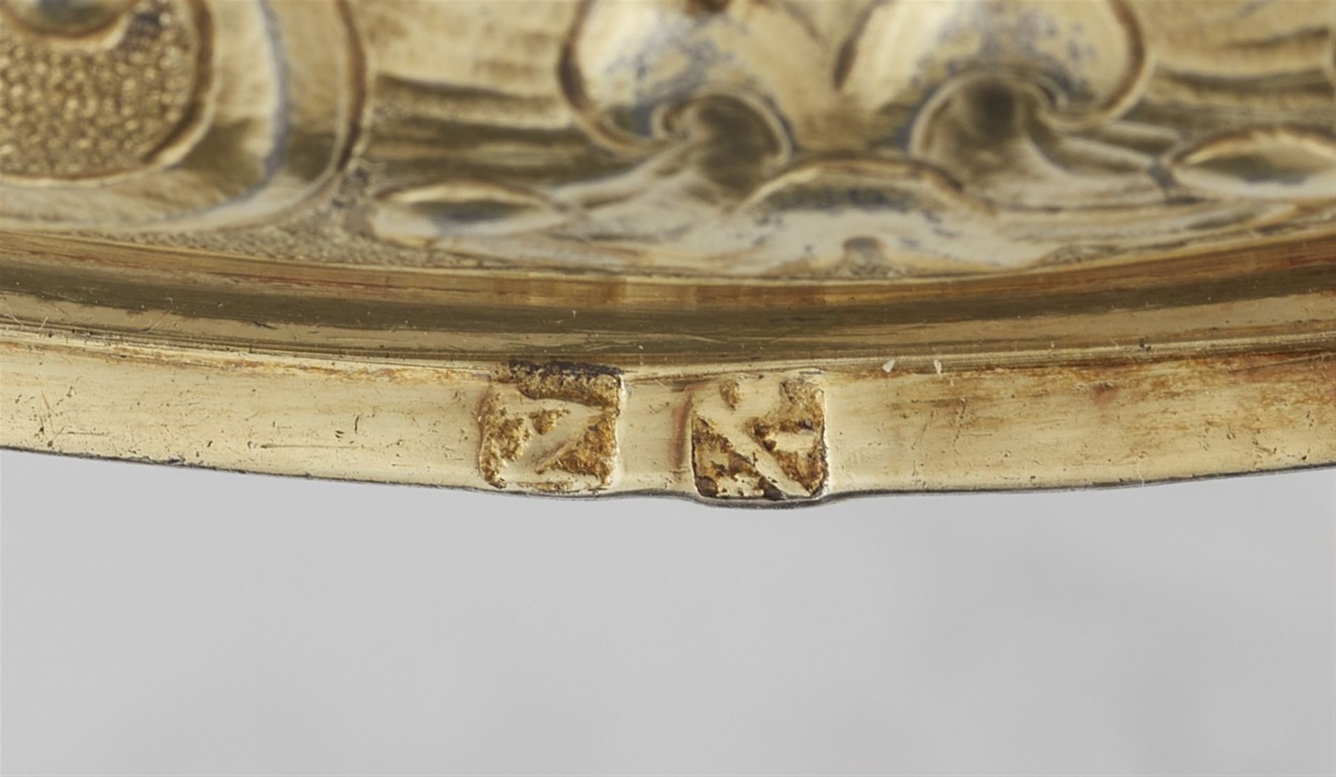 A Zurich silver gilt goblet in the form of a stag - Image 2 of 3