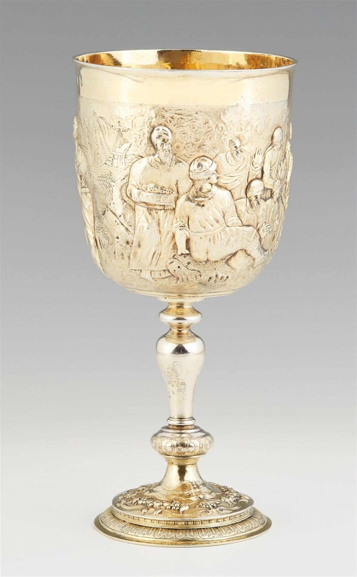A William II silver gilt communion cup - Image 3 of 4