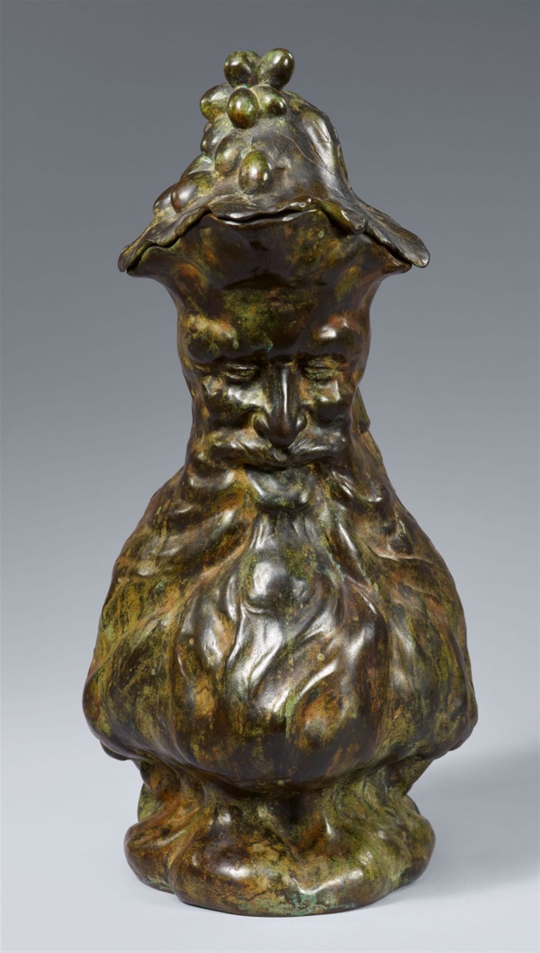 A bronze jug by Philippe Wolfers, “Le vin” - Image 3 of 4