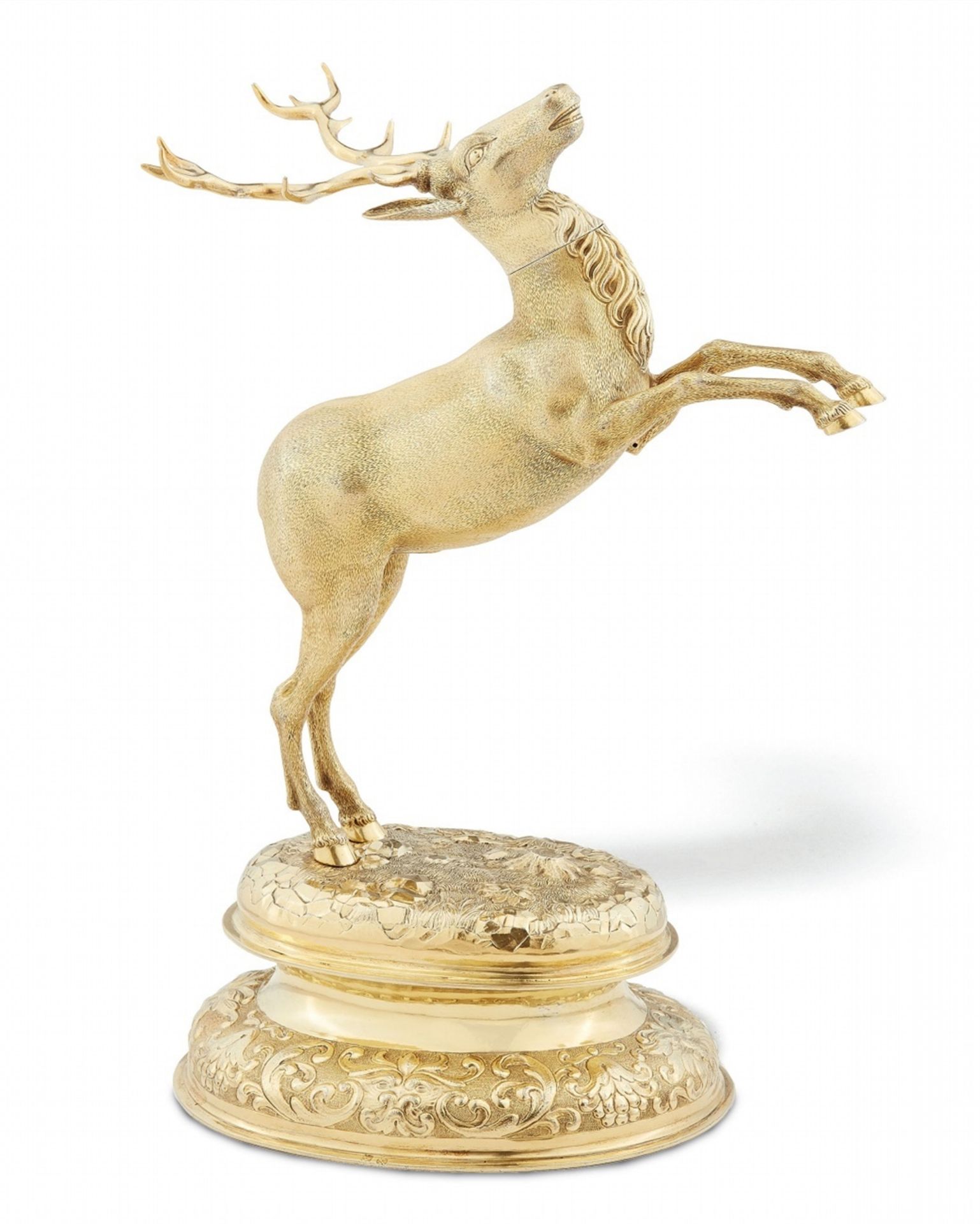 A Zurich silver gilt goblet in the form of a stag - Image 3 of 3