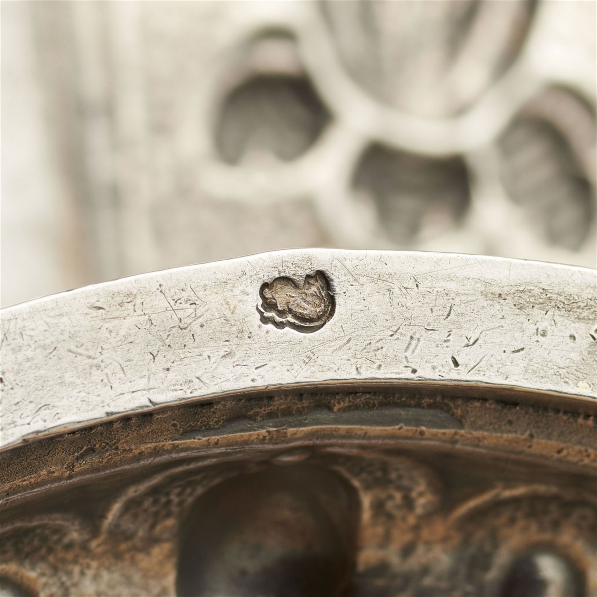 A silver gilt Renaissance tazza - Image 3 of 4