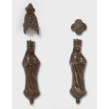 Flämisch 2. Hälfte 15. Jahrhundert, Zwei Muttergottes-Statuetten