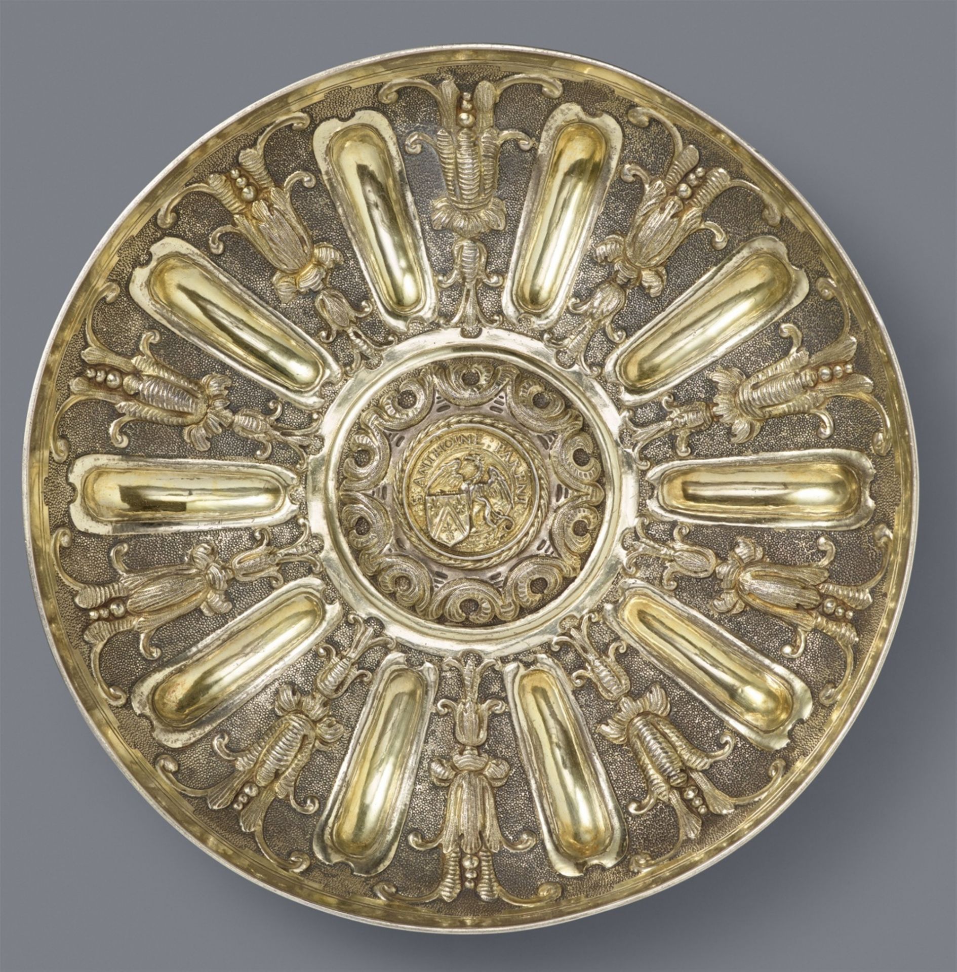 A silver gilt Renaissance tazza