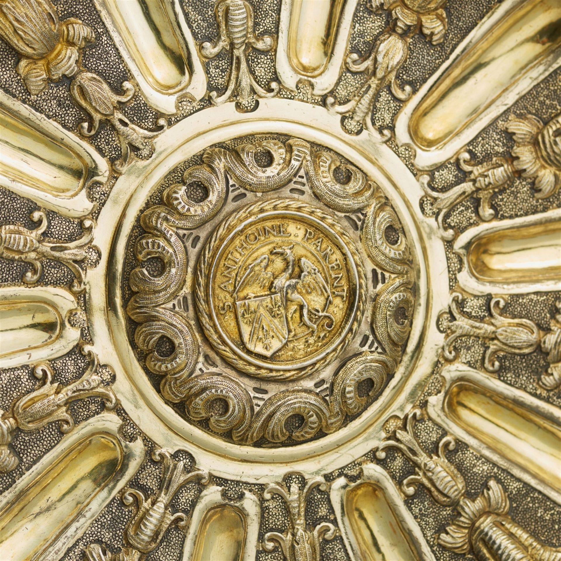 A silver gilt Renaissance tazza - Image 2 of 4