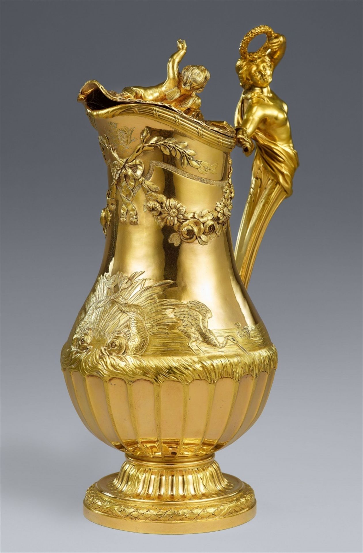 A royal presentation gift: Silver lavabo garniture for the Marquis and Marquise of Montmelas - Image 3 of 10