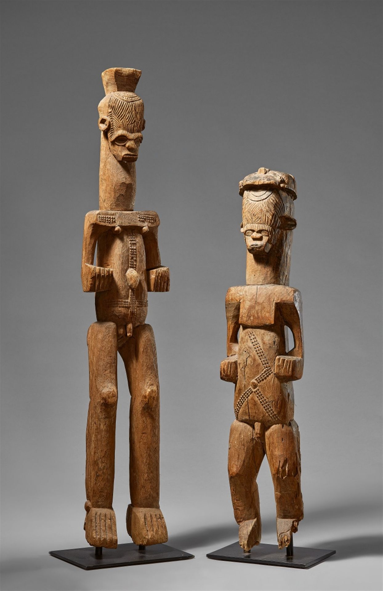 TWO IGBO FIGURES, ALUSI