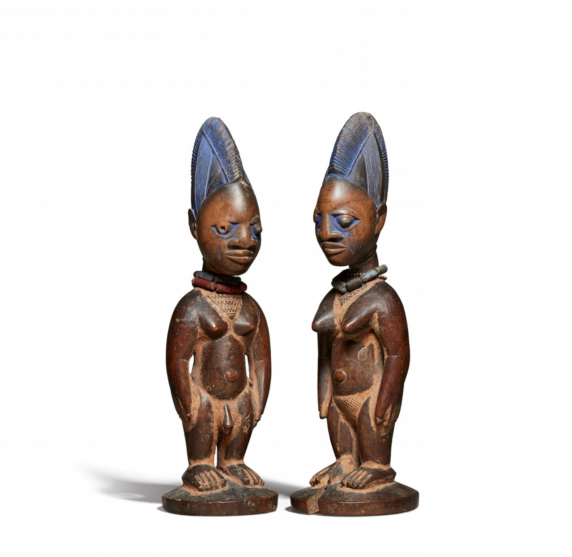 PAIR OF YORUBA TWIN FIGURES