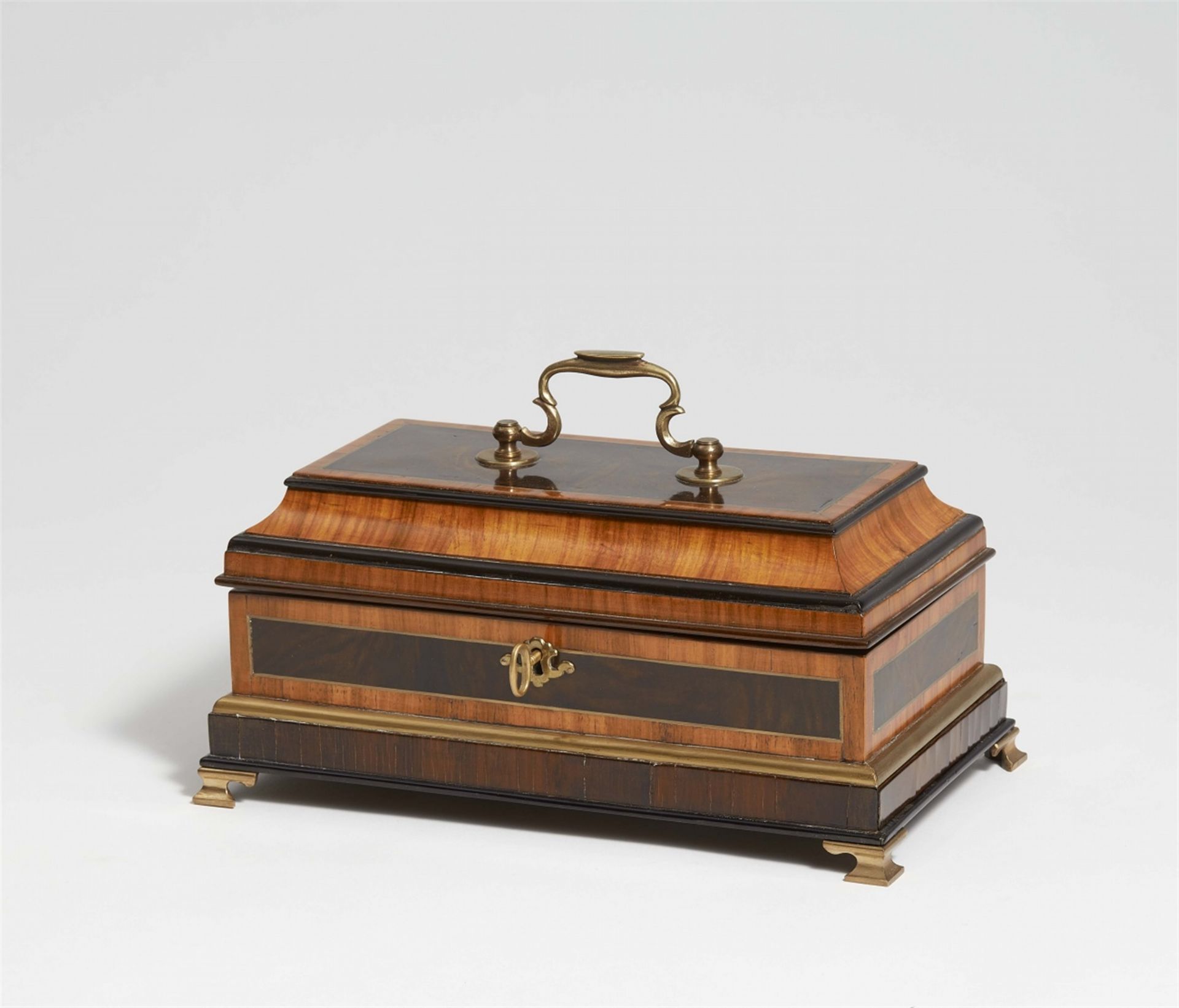 A rosewood box by the workshop of Abraham Roentgen