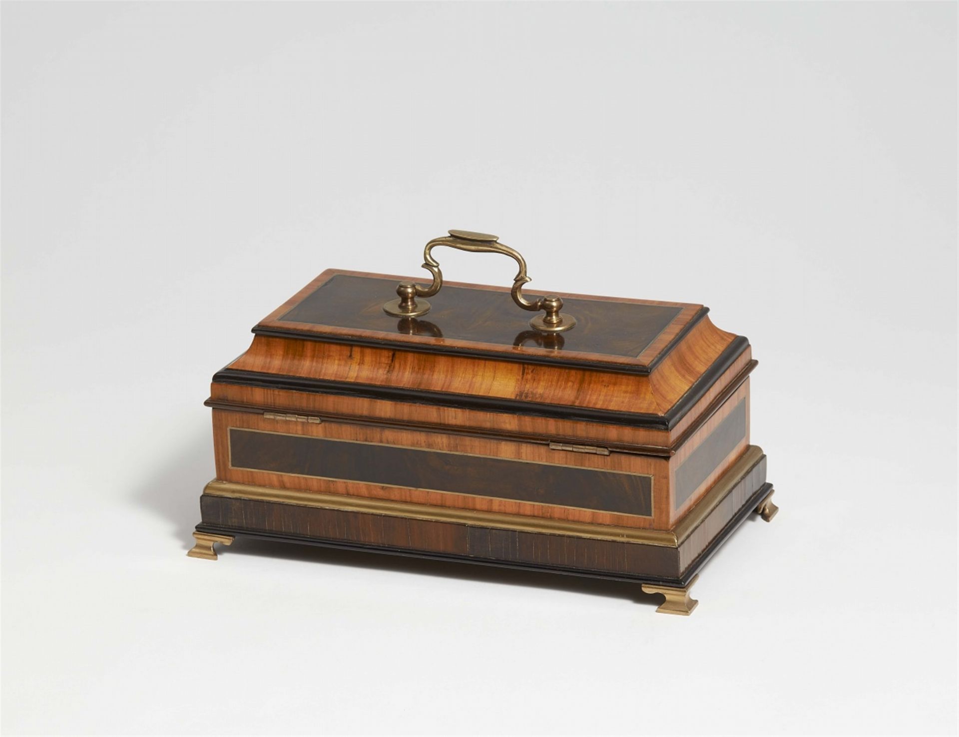 A rosewood box by the workshop of Abraham Roentgen - Image 2 of 3