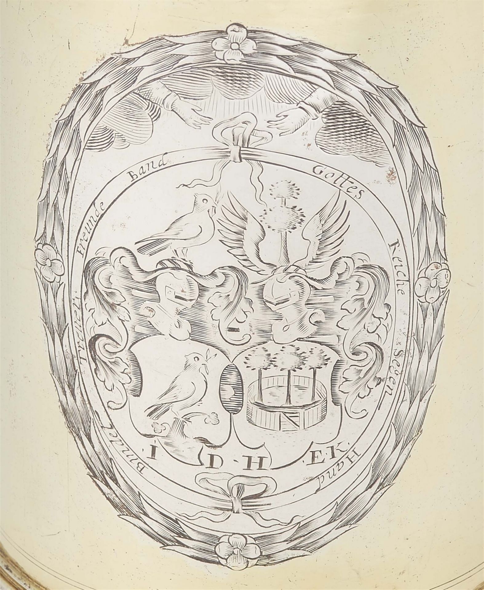 A parcel gilt silver tankard - Image 2 of 2