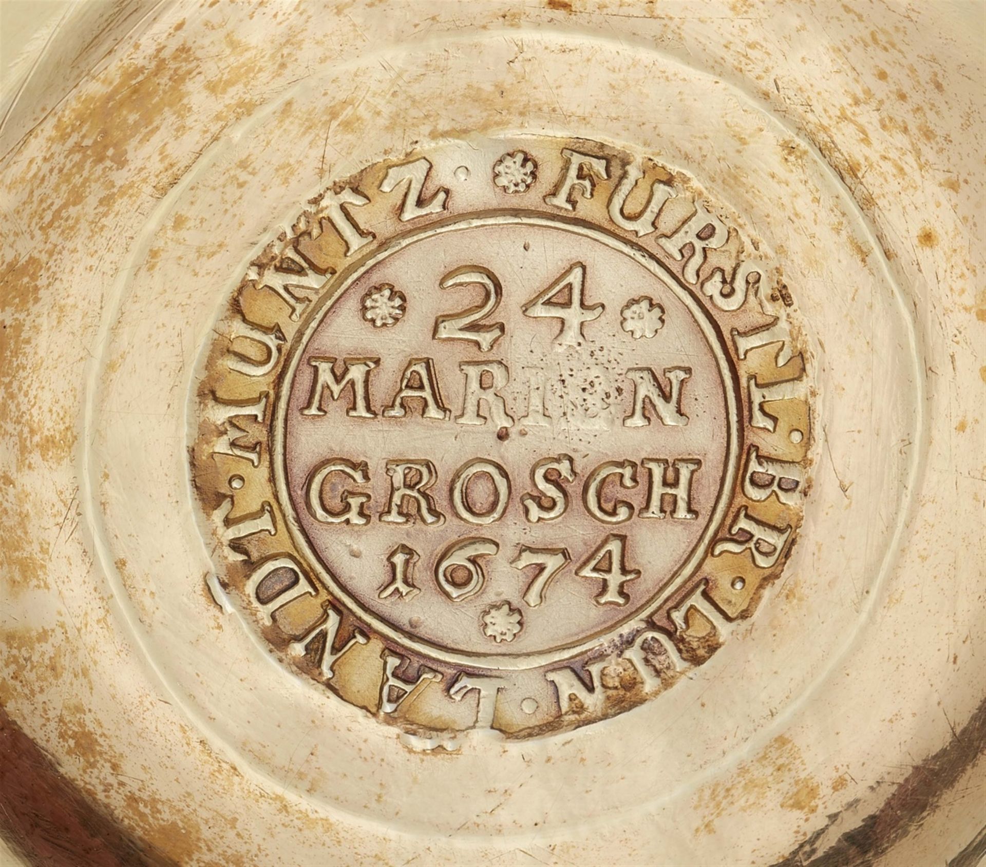 A Königsberg coin set silver tankard - Image 3 of 4