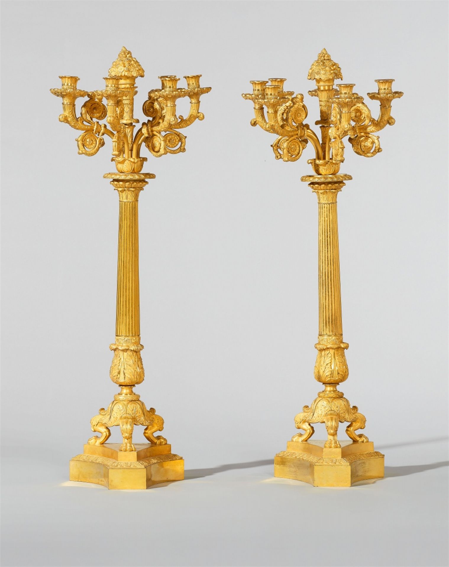 Paar Tischkandelaber aus der Epoche Louis Philippe