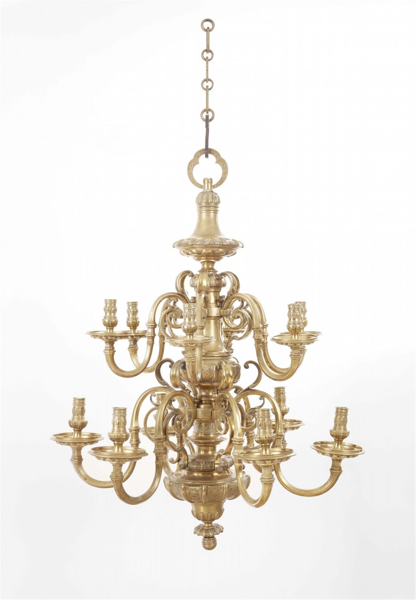 A late 19th century chandelier