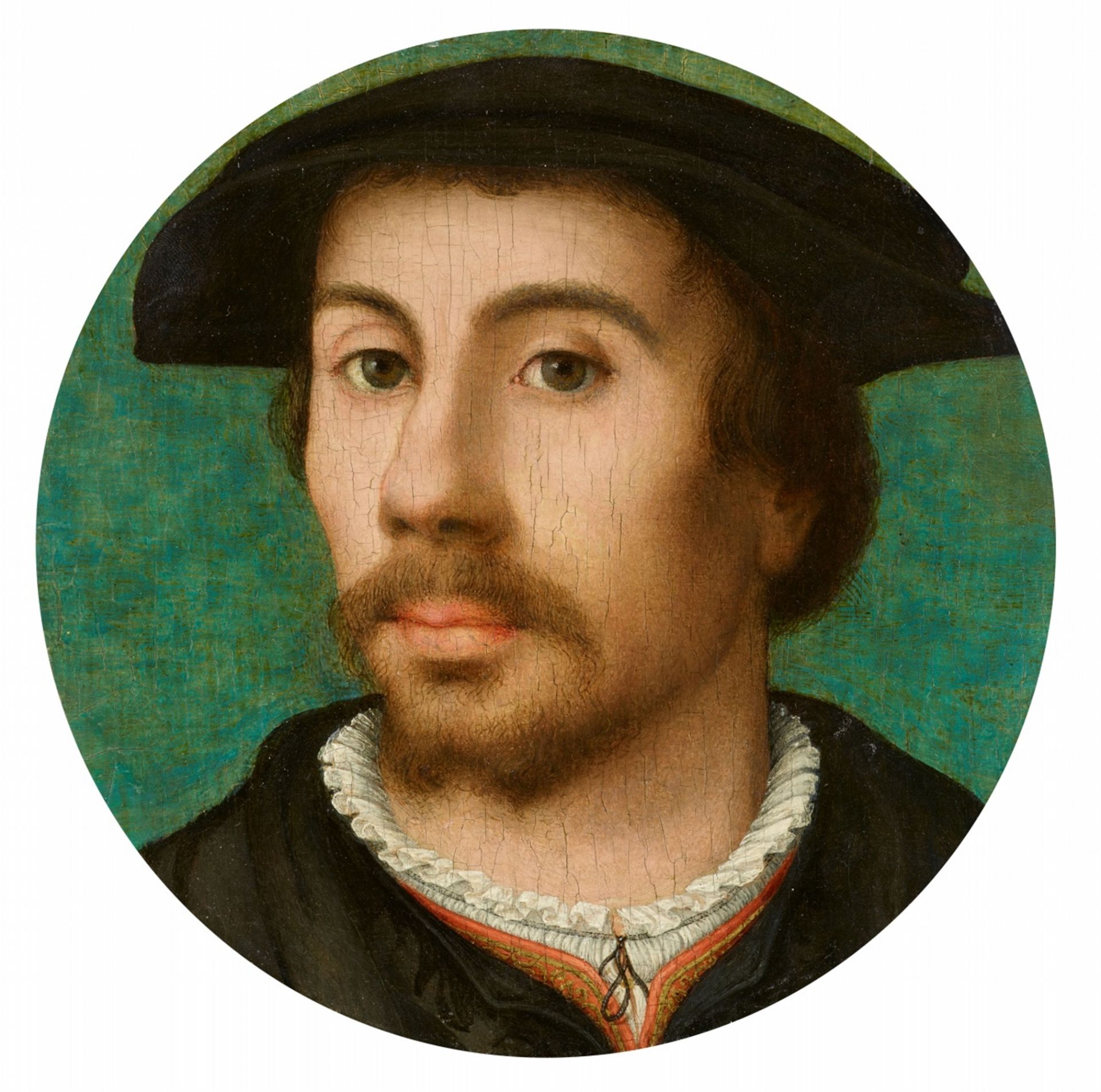 French school 16th century, Portrait of a Man in a Black Beret