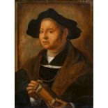 Deutscher Meister um 1530, Bildnis eines Gelehrten