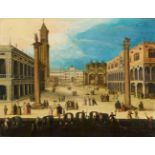 Louis de Caullery, Ansicht der Piazzetta in Venedig