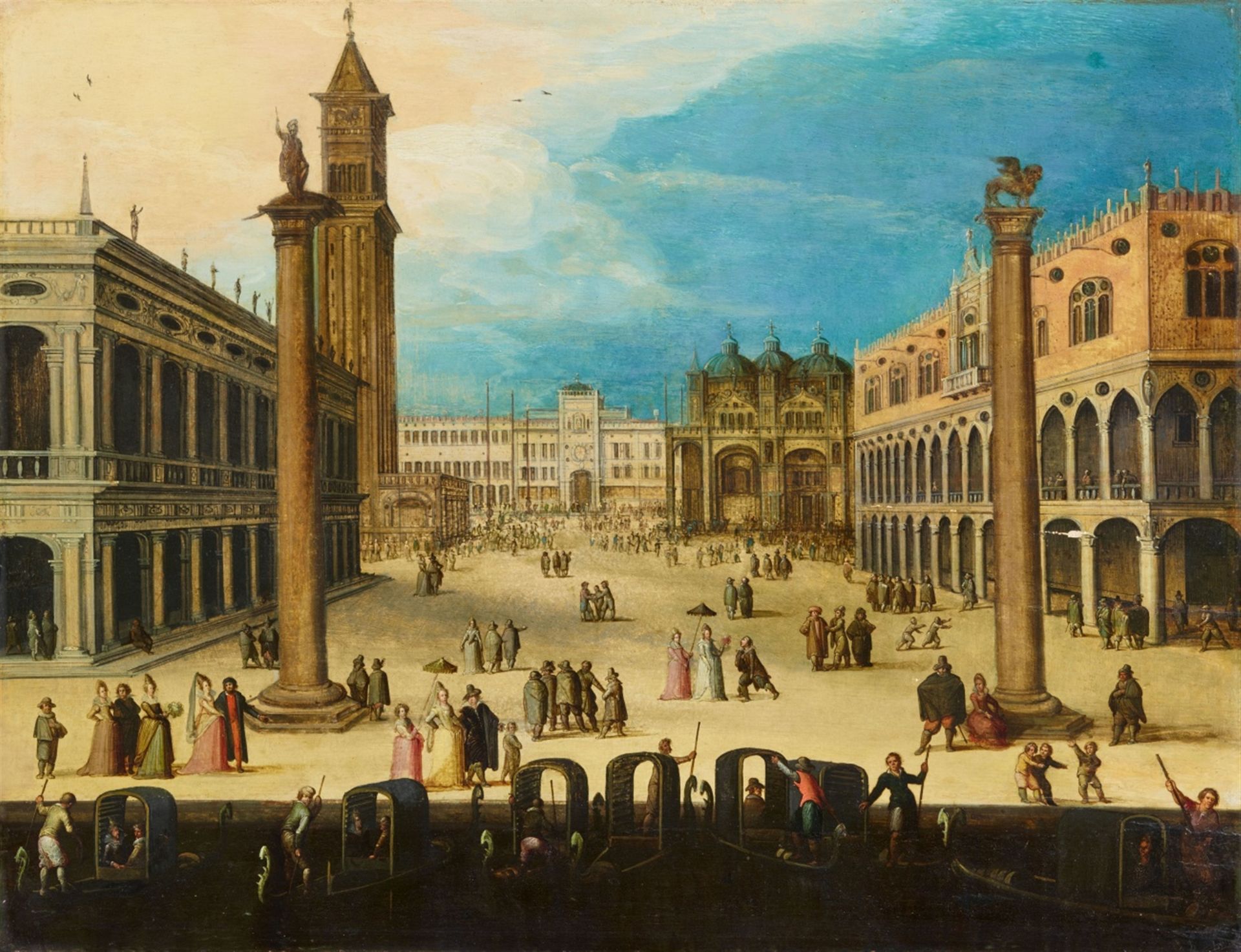 Louis de Caullery, View of the Piazzetta in Venice