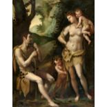 Jacopo Chimenti, gen. Jacopo da Empoli, Adam und Eva mit Kain und Abel