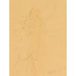 Joseph Beuys, Untitled (female nude)