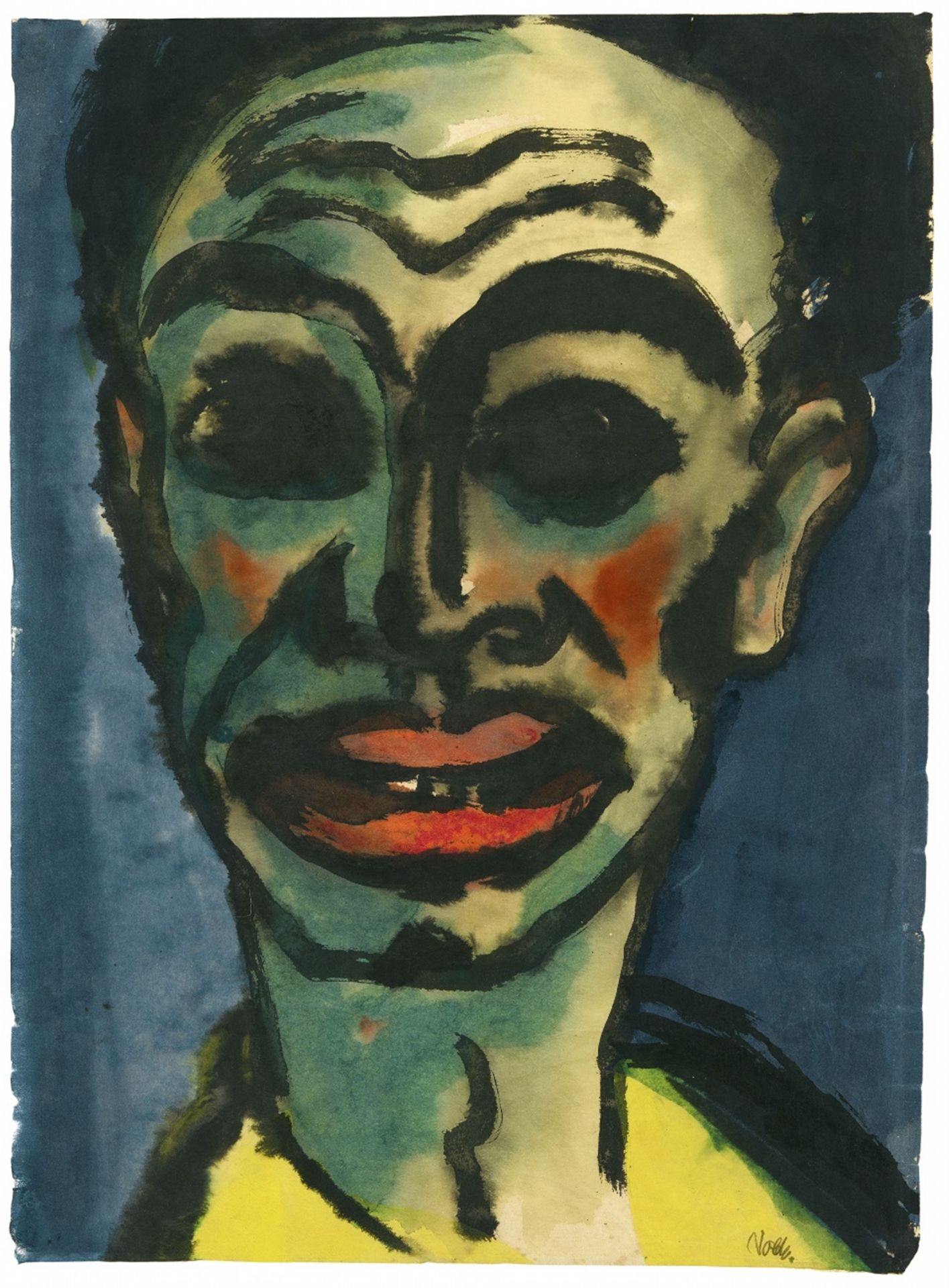 Emil Nolde, Männerkopf