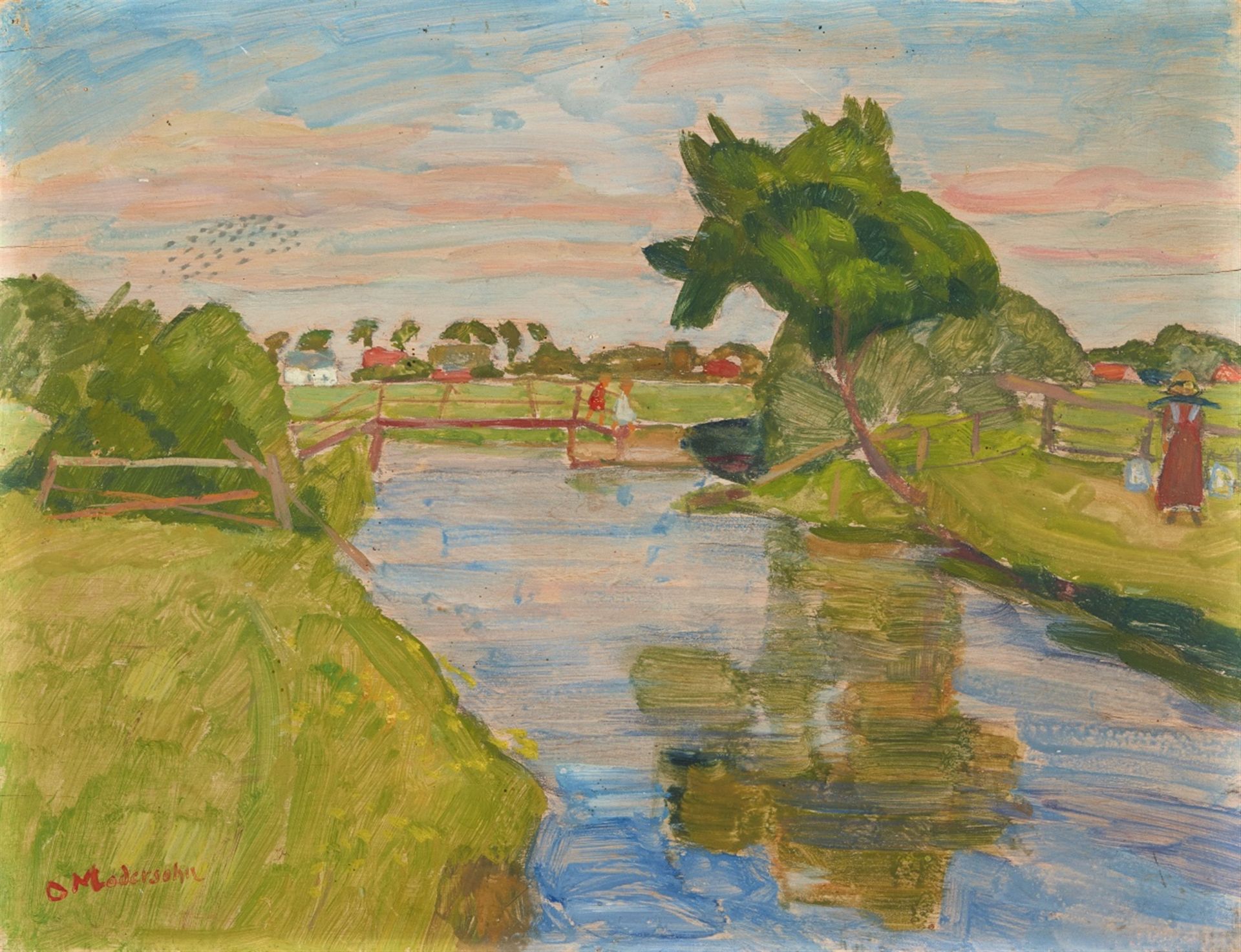 Otto Modersohn, Sommer an der Wümme