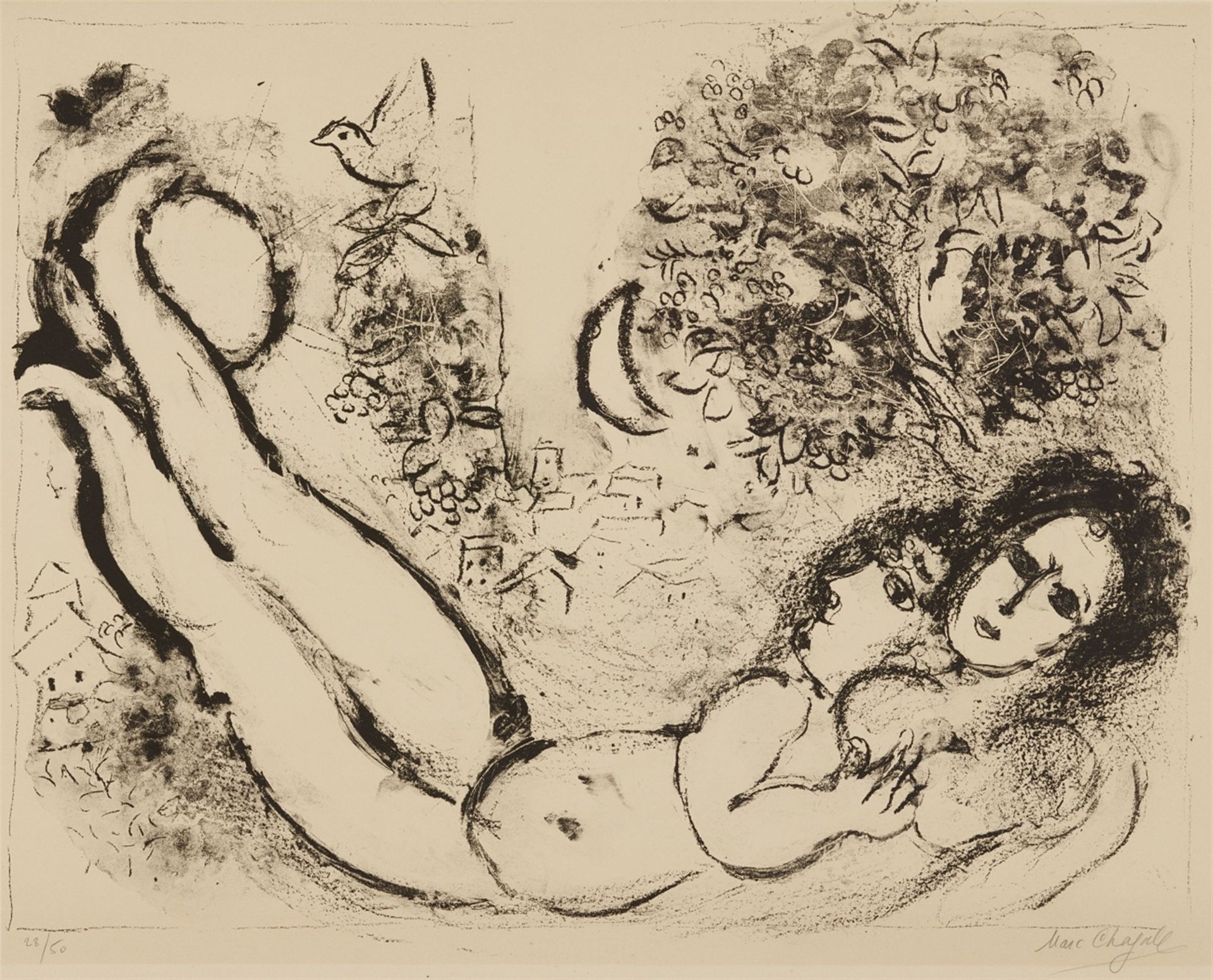 Marc Chagall, Nu de Vence