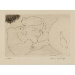 Henri Matisse, Jeune femme observant les évolutions d'un poisson