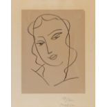 Henri Matisse, Etude pour la vierge "Tête voilée"