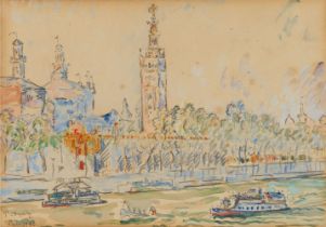 Paul Signac, Paris, les pavillons des nations à l'Exposition Universelle