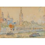 Paul Signac, Paris, les pavillons des nations à l'Exposition Universelle