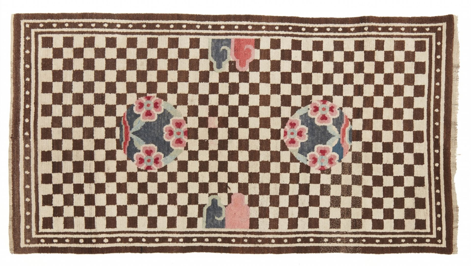 Teppich (Khaden). Wolle. Tibet. Anfang 20. Jh.