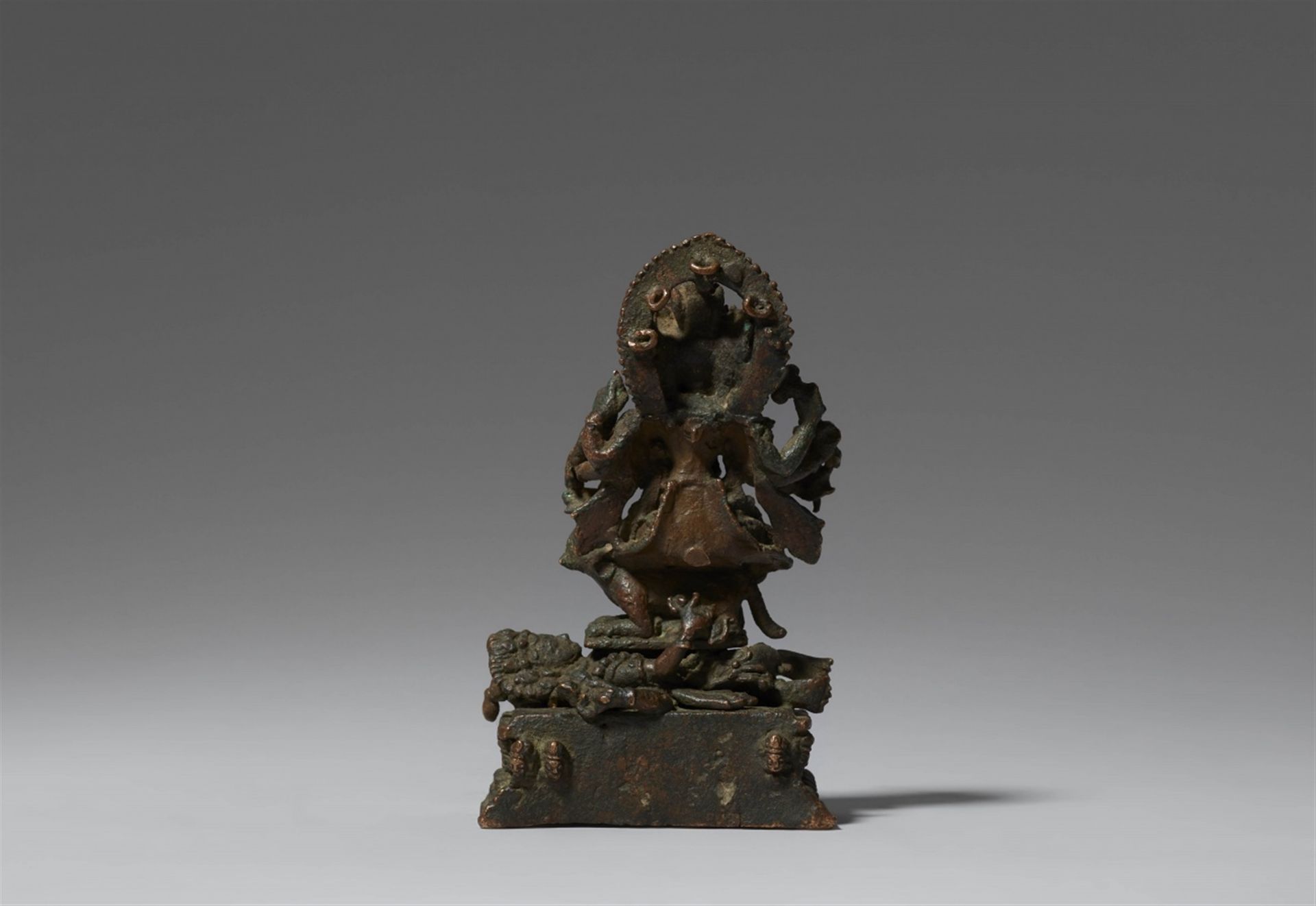 A Nepalese bronze figure of Jnana Dakini. 15th century - Image 3 of 3
