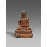 Buddha Shakyamuni. Bronze. Ming-Zeit, 16./17. Jh.