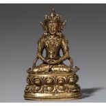 Buddha Amitayus. Bronze. Tibet. 15./16. Jh.