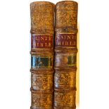 Rare Old Two Volumes Bible, 1779
