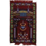 Wool Muslim prayer rug