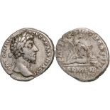 Marcus Aurelius (161-180), AR Denarius (2.8g) struck 164 AD, Rome