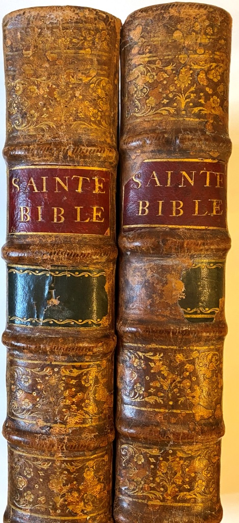 Rare Old Two Volumes Bible, 1779