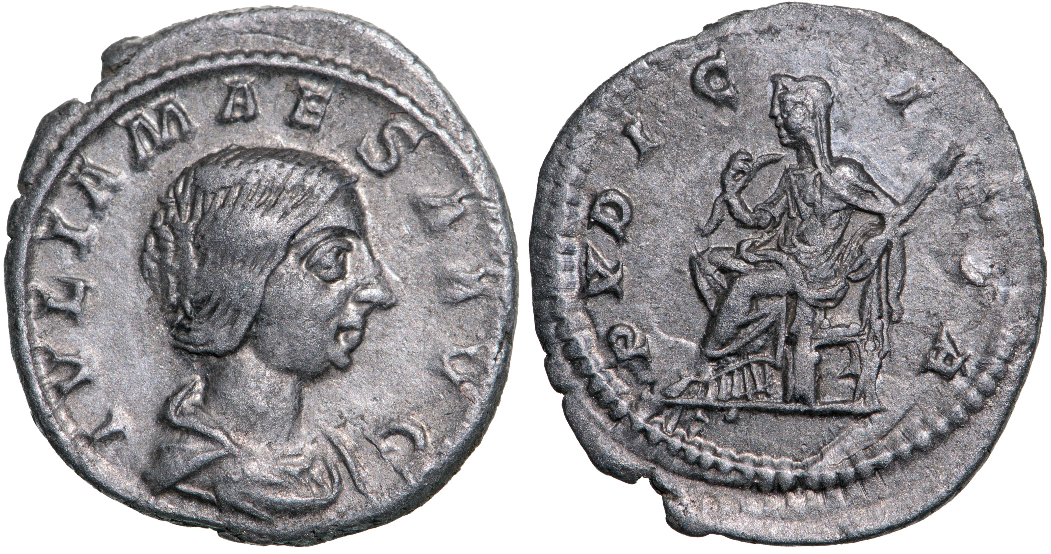 Julia Maesa (218-224 AD), AR Denarius (2,5g), Rome