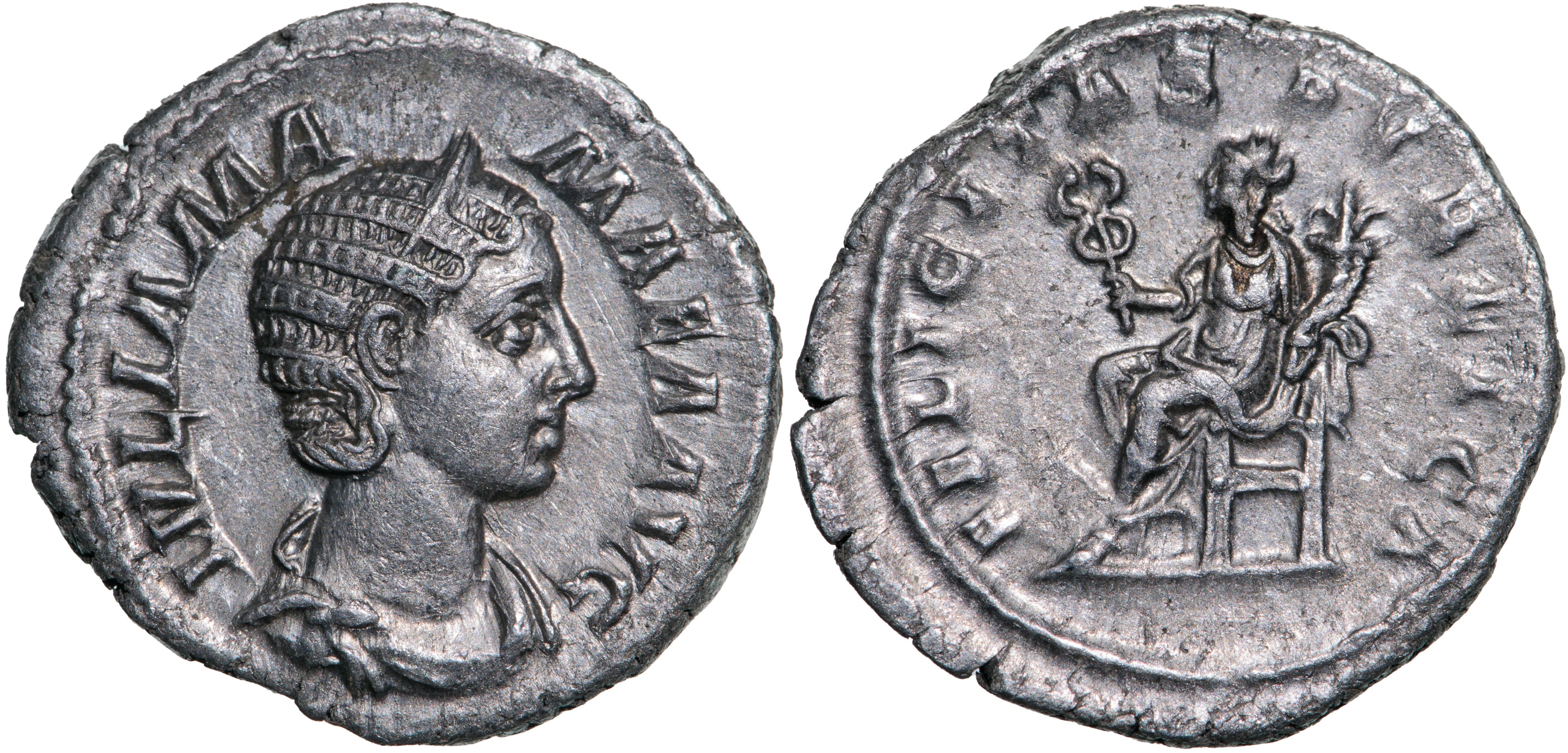 Julia Mamaea (222-235 AD), AR Denarius (3.22g), Rome