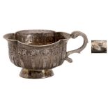 Silver vodka cup of the 18th Century
