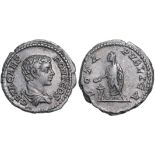 Geta (198-209 AD), AR Denarius (3.15g), struck 205 AD, Rome