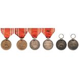 Lot of 3 Red Cross Membership Medal, instituted in 1888