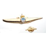 Navy Submariner's Badge and Miniature