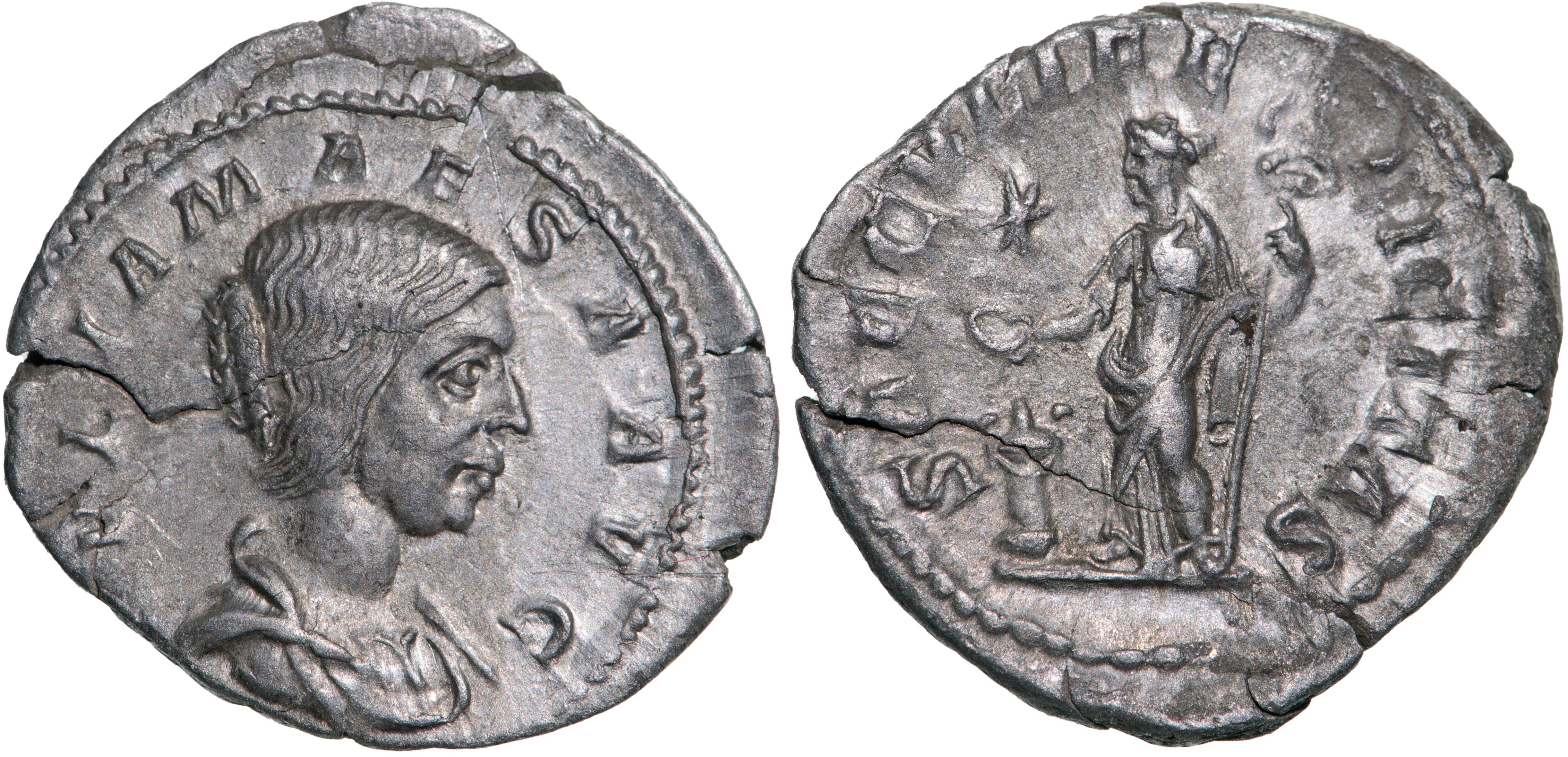 Julia Maesa (218-224 AD), AR Denarius (2,6g), Rome