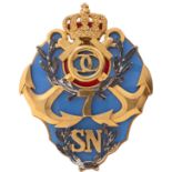Naval School Badge for Officers